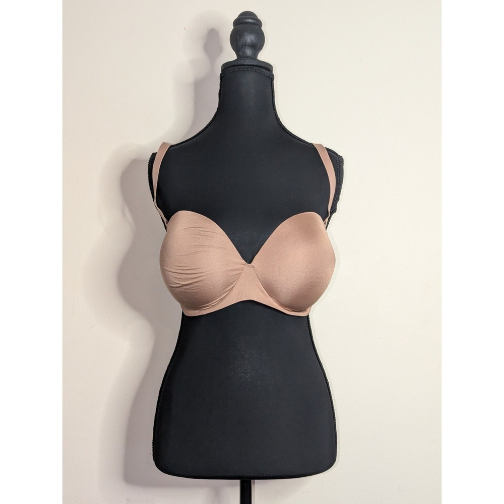 Skims Ultimate Push-Up Strapless Bra Sienna Size‎ 34DDD BA-BAN-3208